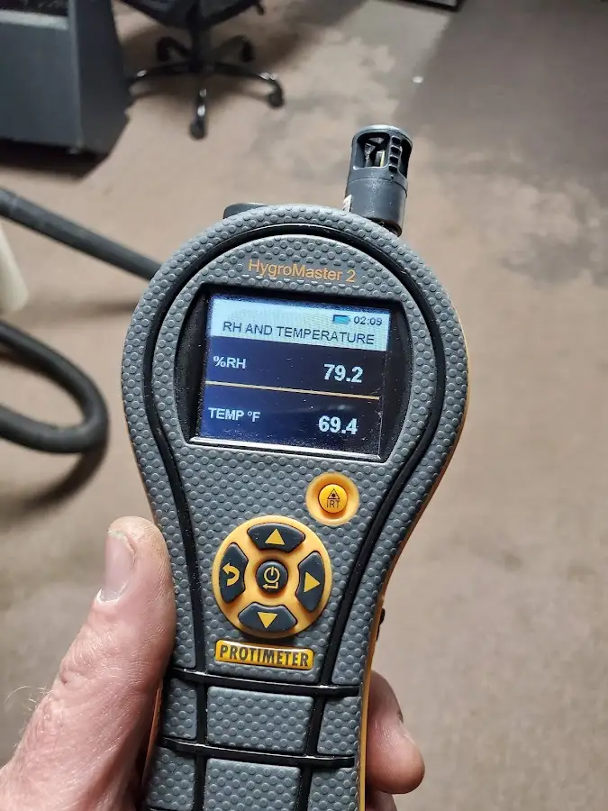 Moisture meter humidity assessment for Fire & Smoke Damage Restoration in Cooper City